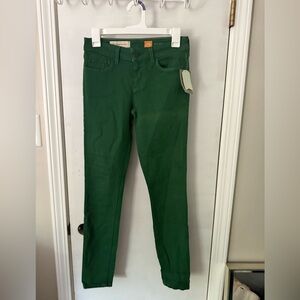 Anthropologie Emerald Skinny Jeans